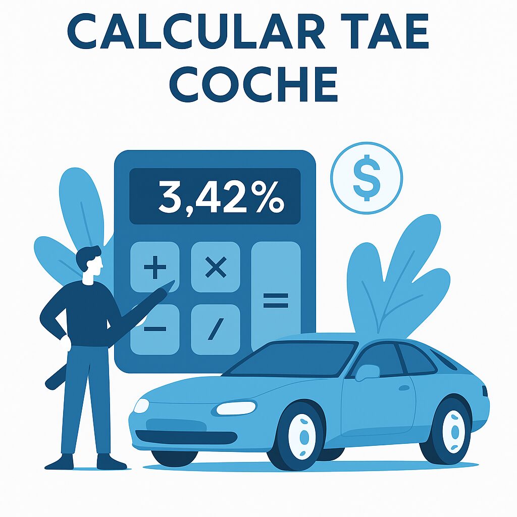 ¿Cómo calcular el TAE de tu coche para saber la cantidad final de financiación?